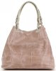 Kožené kabelka shopper bag Vittoria Gotti pudrová růžová V692754
